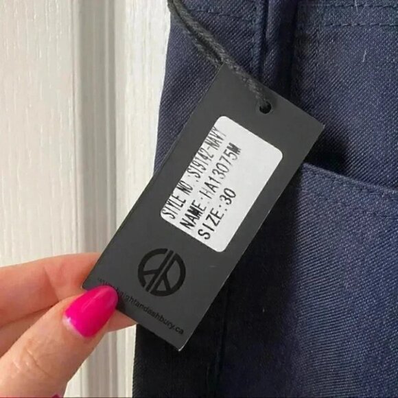 Haight & Ashbury Bristol Pants Navy Blue Size 30 New With Tags - Picture 10 of 16